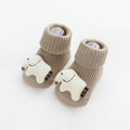 Cute Cartoon Baby Socks, Combed Cotton Mid-Calf Toddler Socks for 1-3 Years Old
