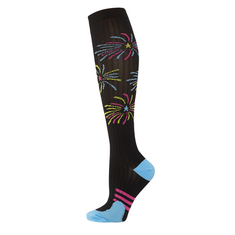 Women's Slim Leg Compression Running Fitness Sports Socks