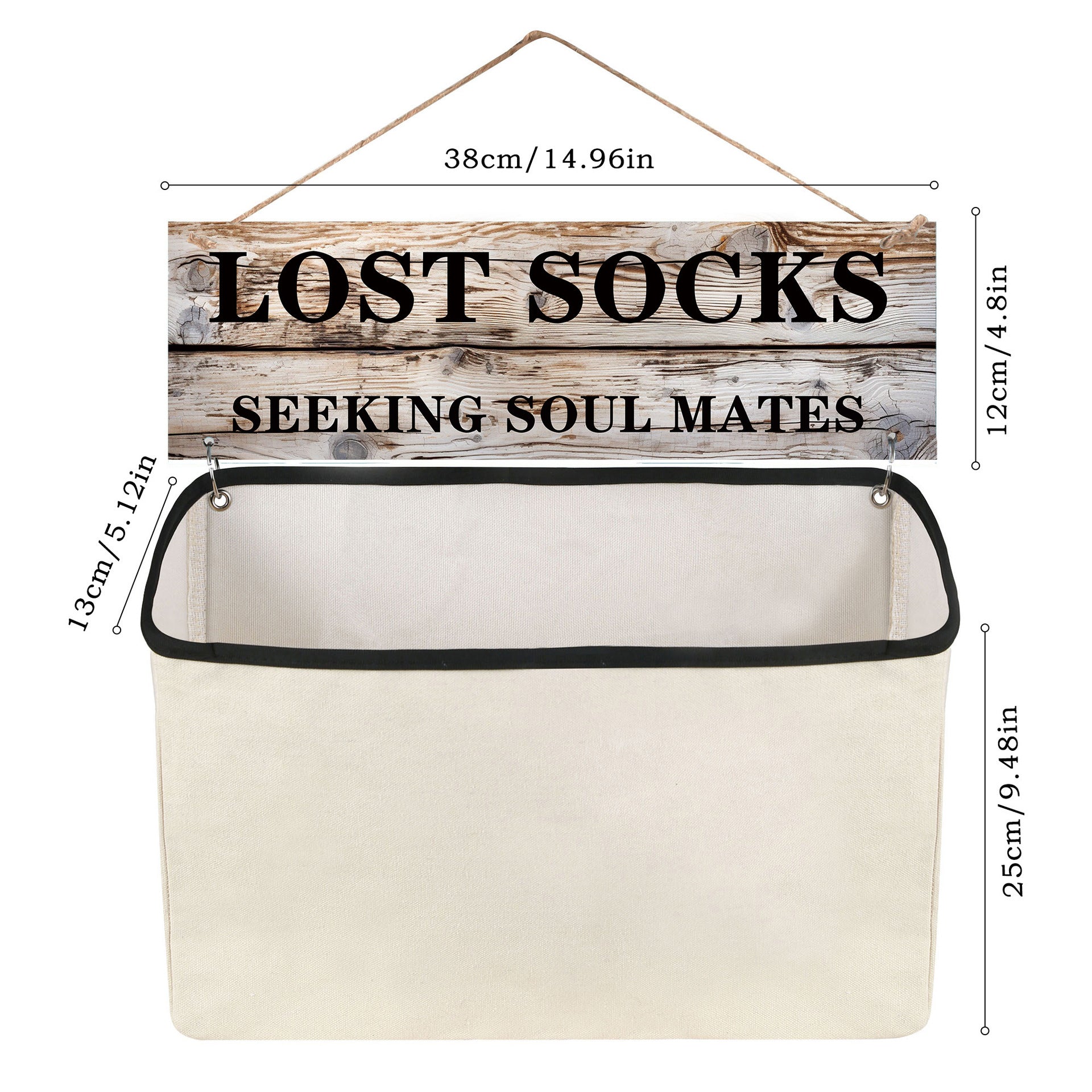 Portable Socks Storage Hanging Bag, Dustproof Separate Organizer