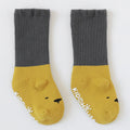 Cute Cartoon Non-Slip Baby Socks, Cotton Mid-Calf Toddler Socks for 0-6 Months