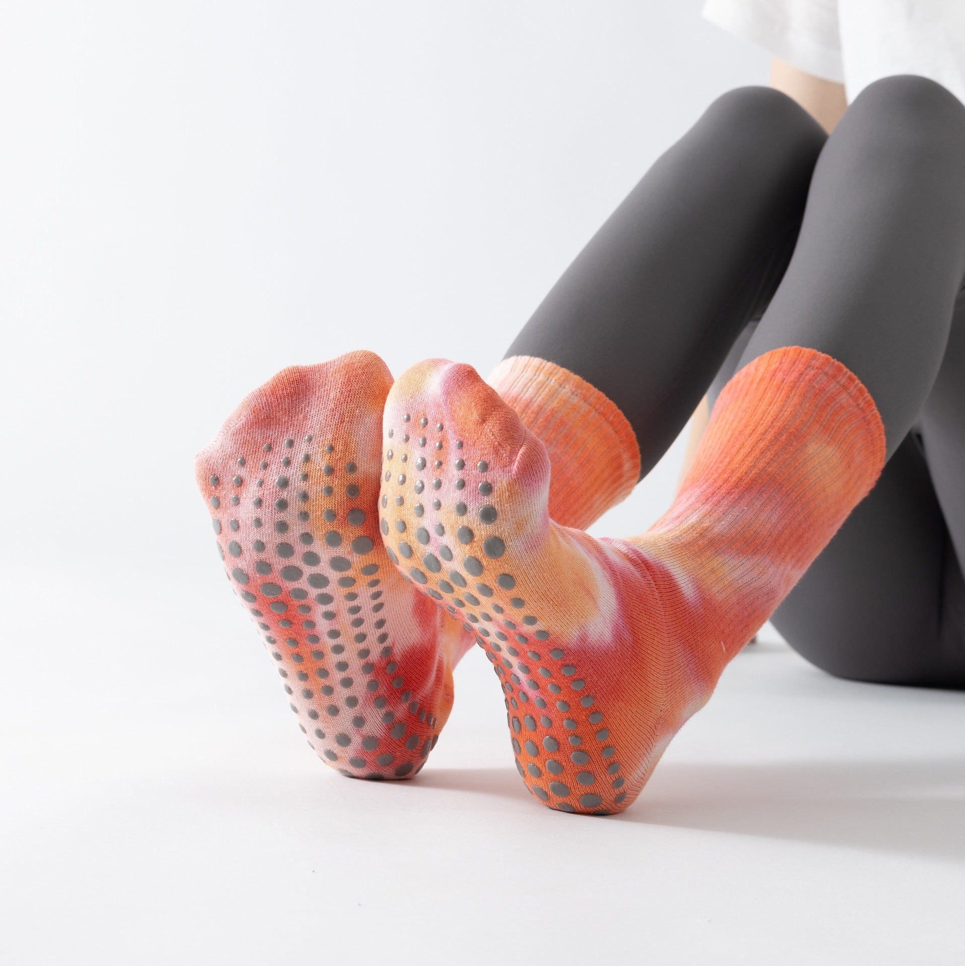 Professional Tie-Dye Yoga Socks | Anti-Slip Pilates & Dance Grip Socks