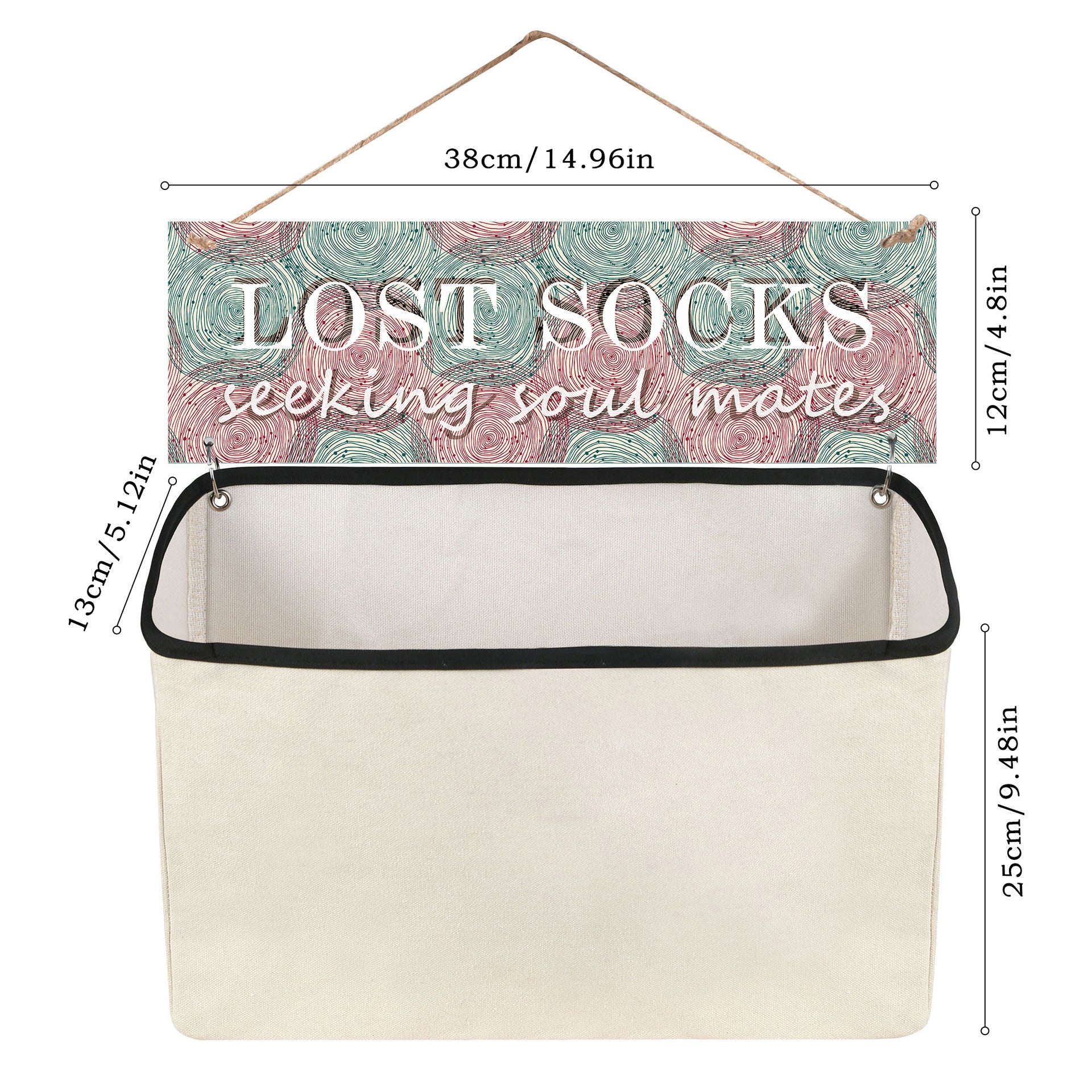 Portable Socks Storage Hanging Bag, Dustproof Separate Organizer