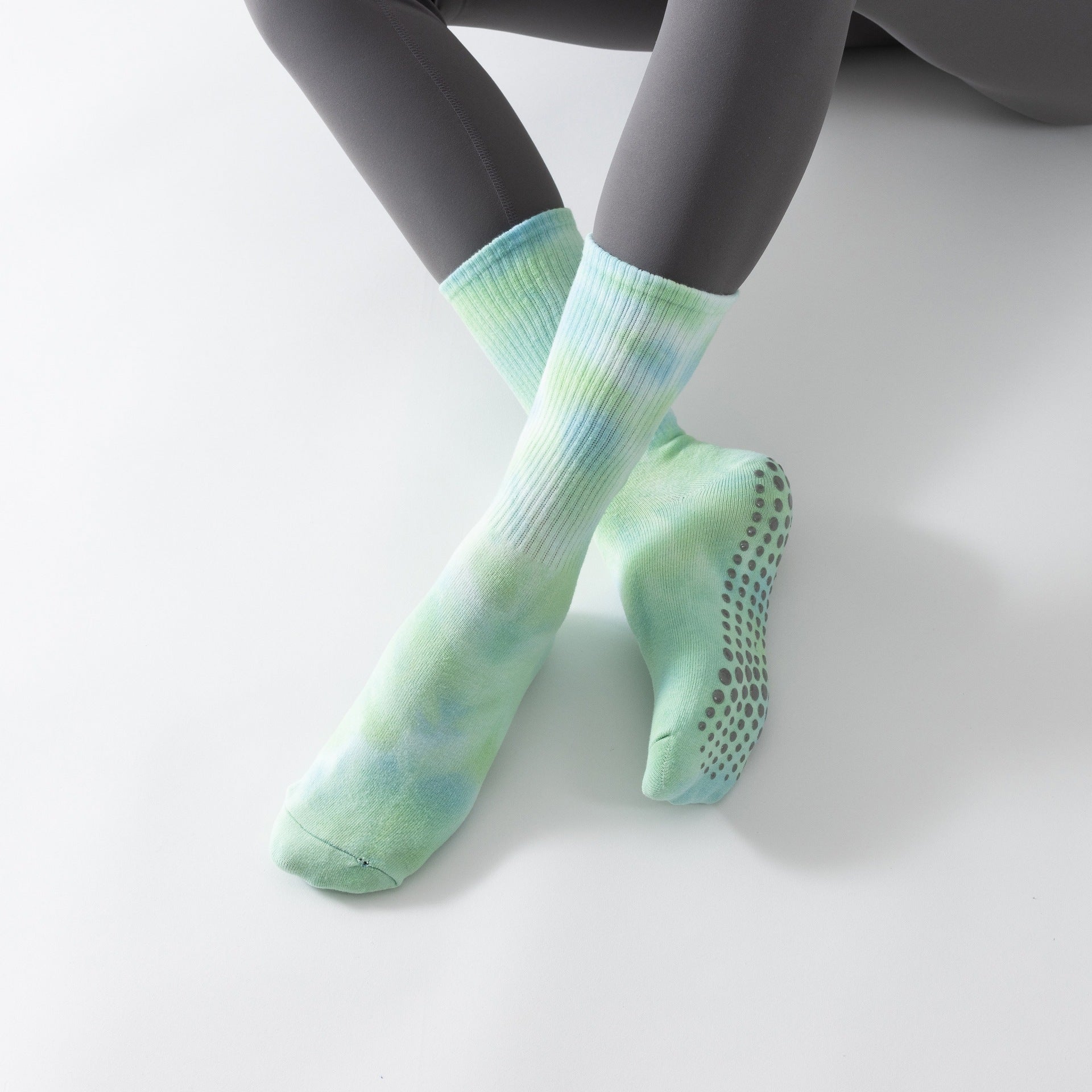Professional Tie-Dye Yoga Socks | Anti-Slip Pilates & Dance Grip Socks