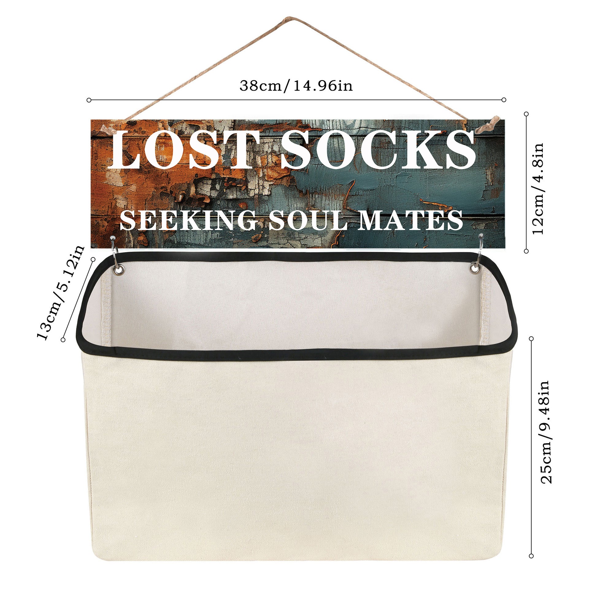 Portable Socks Storage Hanging Bag, Dustproof Separate Organizer