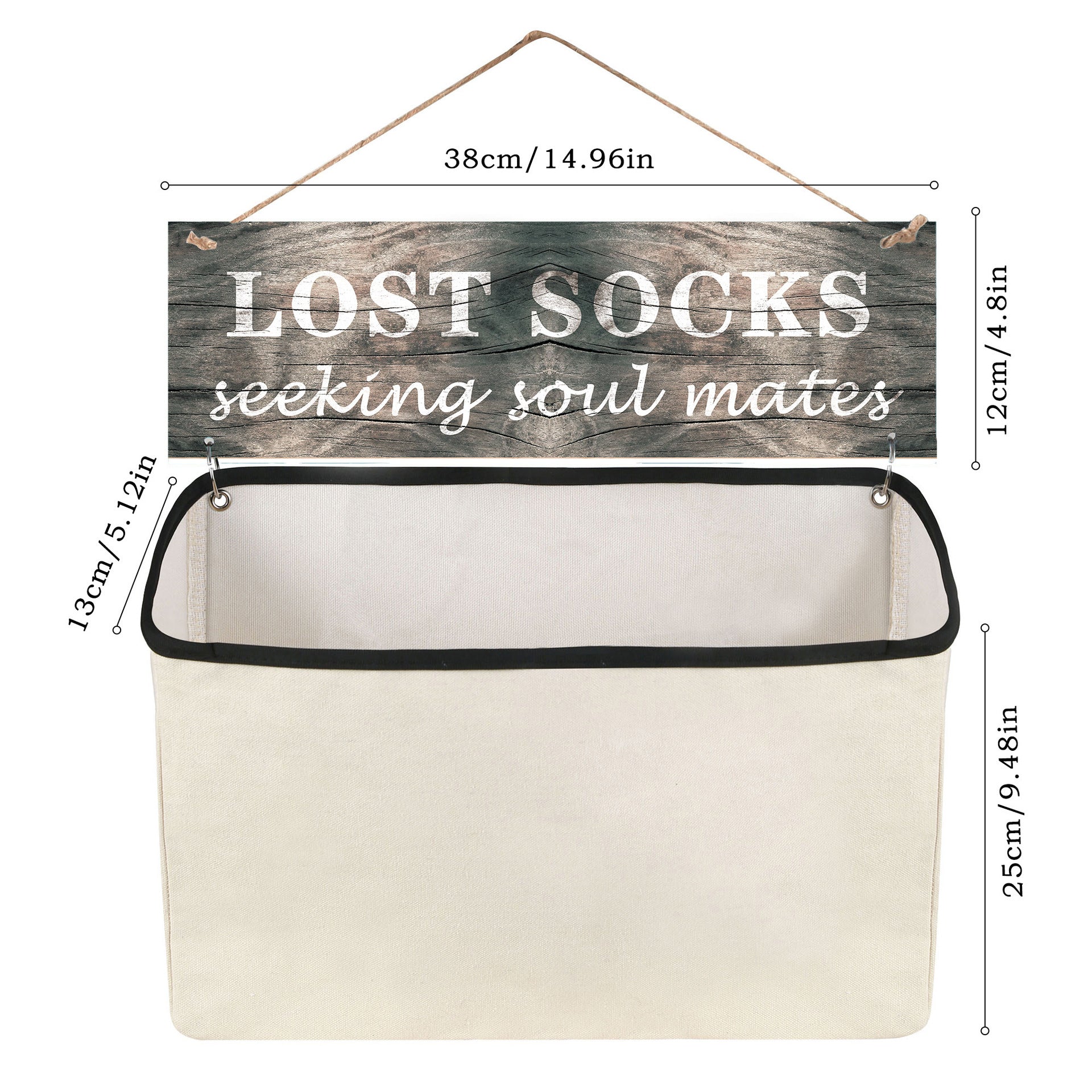 Portable Socks Storage Hanging Bag, Dustproof Separate Organizer