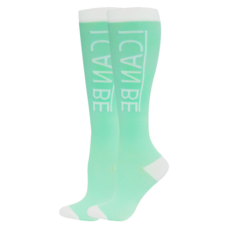 Women's Slim Calf Compression Sports Running Socks