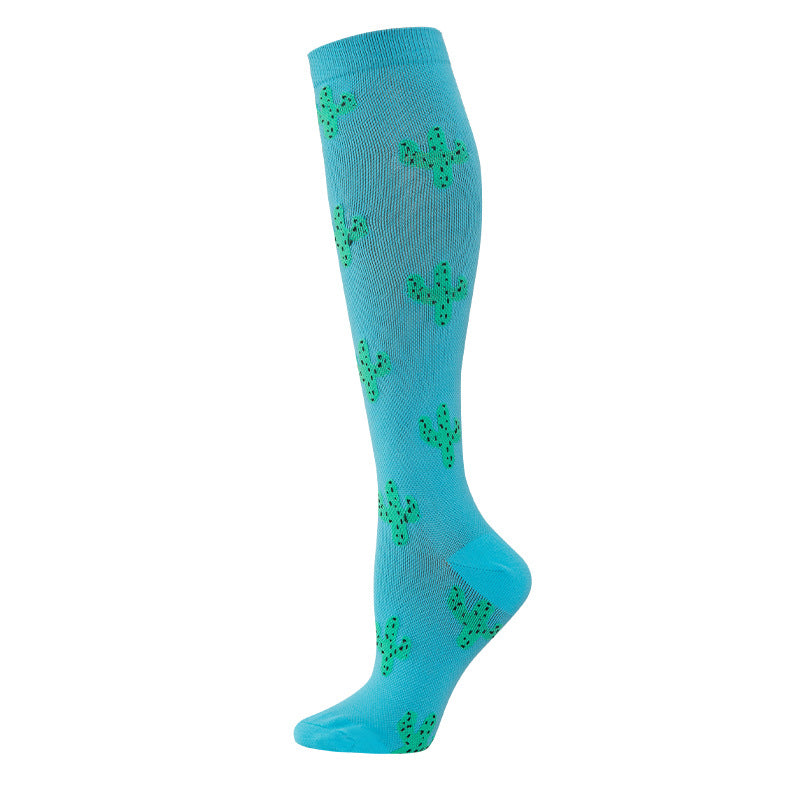 Women's Slim Leg Compression Running Fitness Sports Socks