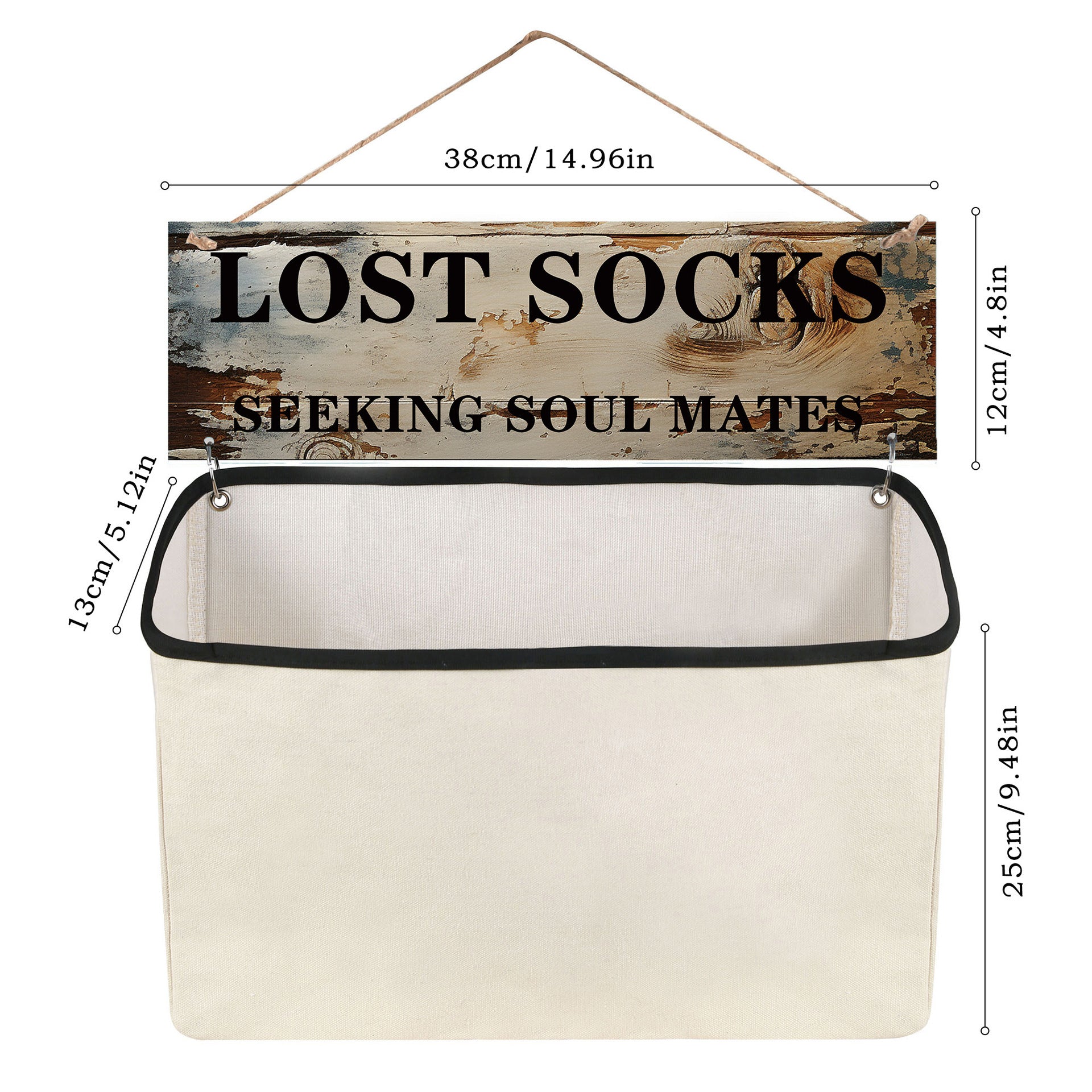 Portable Socks Storage Hanging Bag, Dustproof Separate Organizer