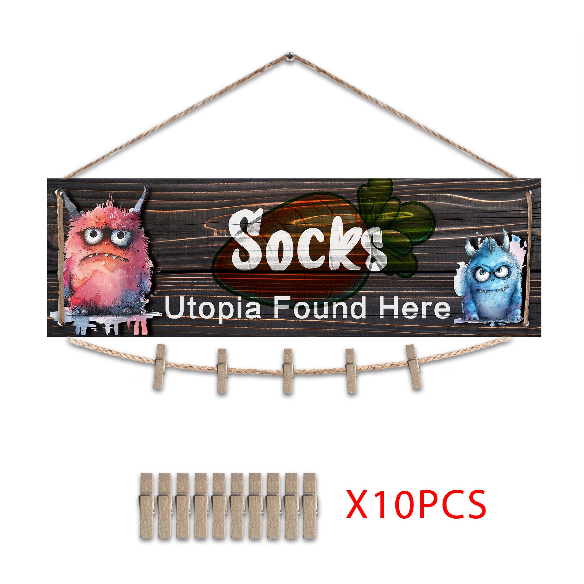Portable Socks Storage Hanging Bag, Dustproof Separate Organizer