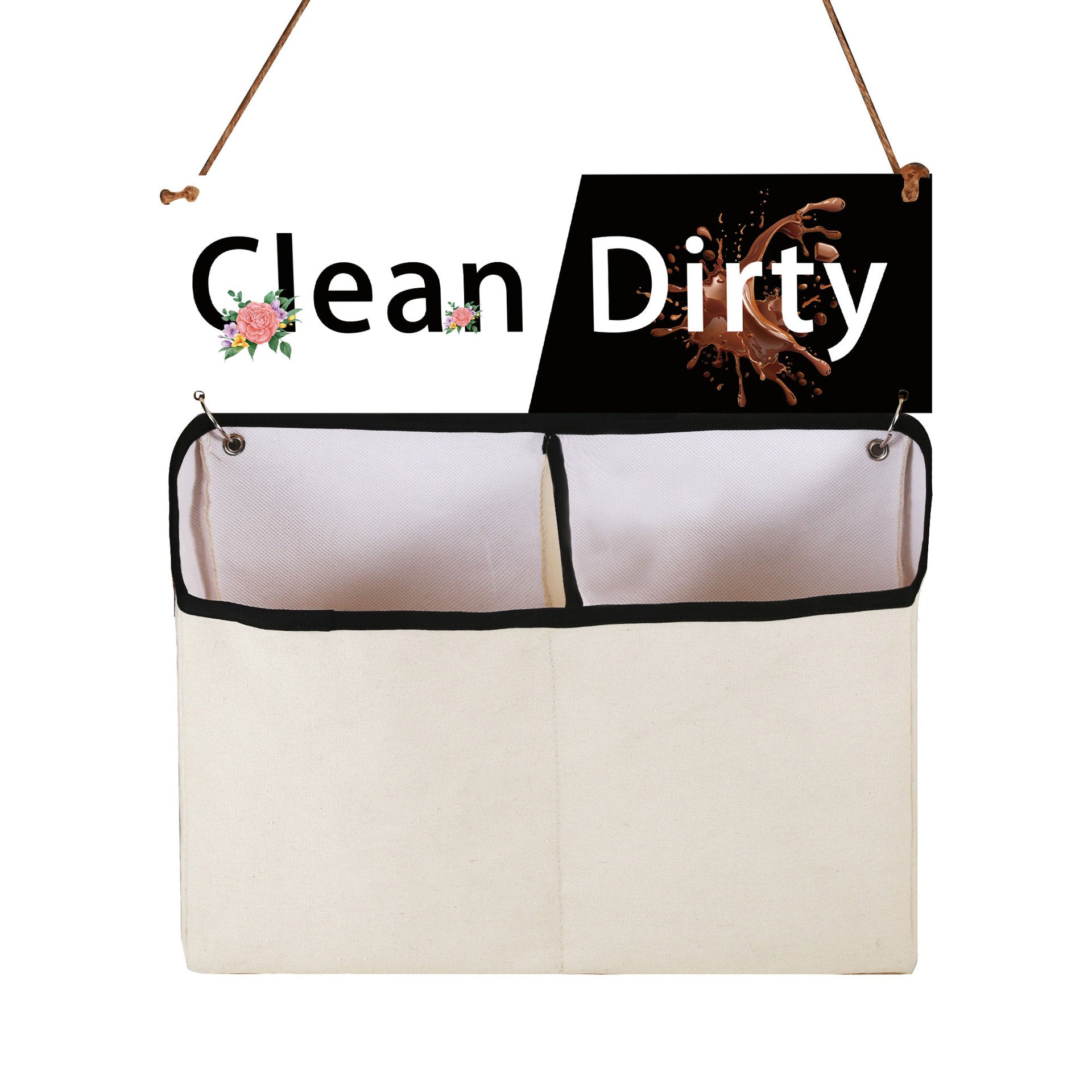 Portable Socks Storage Hanging Bag, Dustproof Separate Organizer
