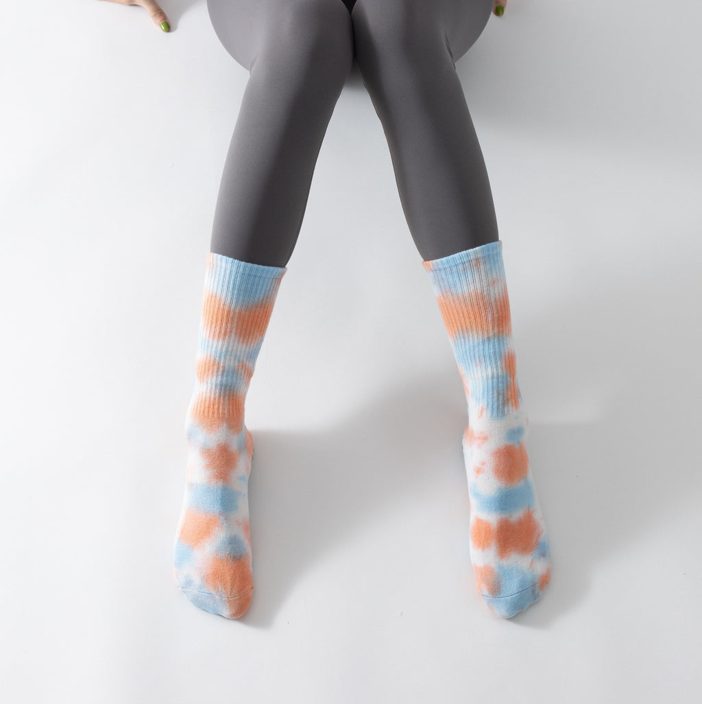 Professional Tie-Dye Yoga Socks | Anti-Slip Pilates & Dance Grip Socks
