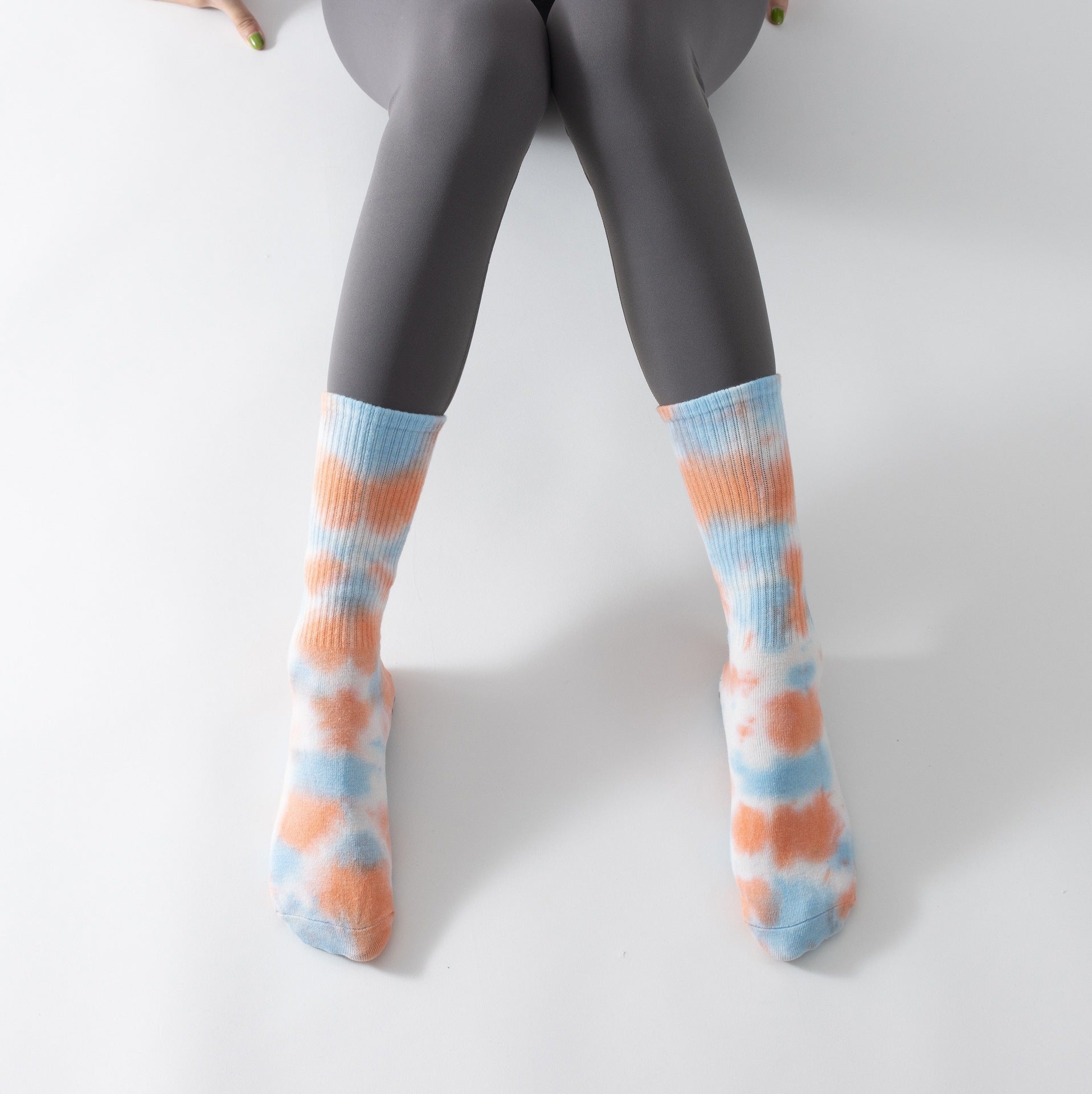 Professional Tie-Dye Yoga Socks | Anti-Slip Pilates & Dance Grip Socks