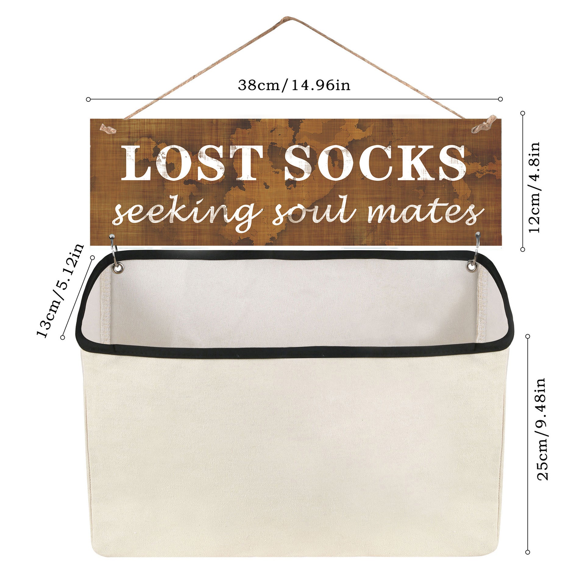 Portable Socks Storage Hanging Bag, Dustproof Separate Organizer