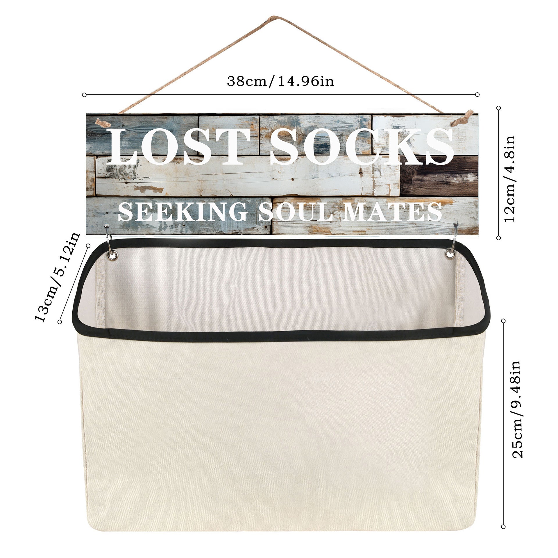 Portable Socks Storage Hanging Bag, Dustproof Separate Organizer
