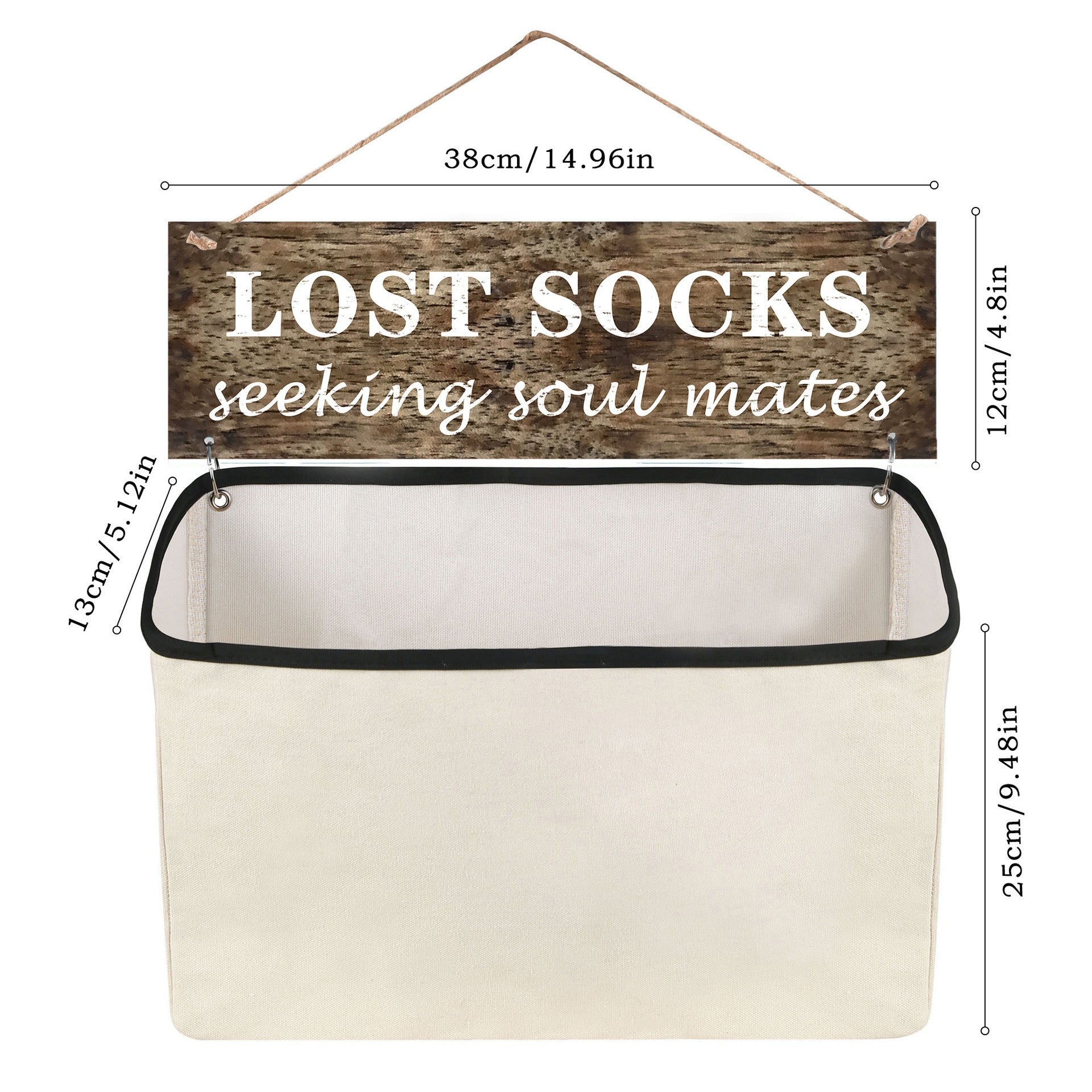 Portable Socks Storage Hanging Bag, Dustproof Separate Organizer
