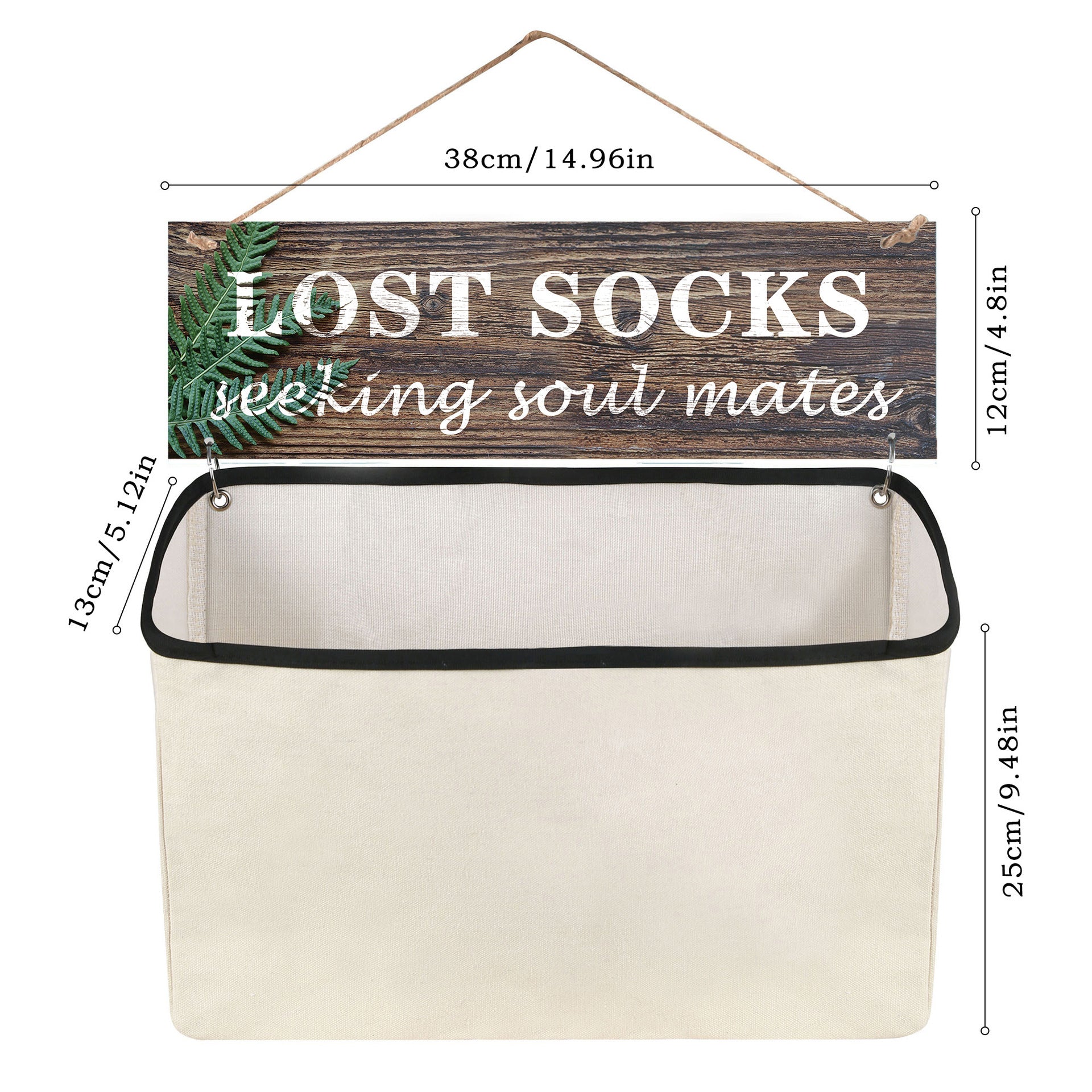 Portable Socks Storage Hanging Bag, Dustproof Separate Organizer