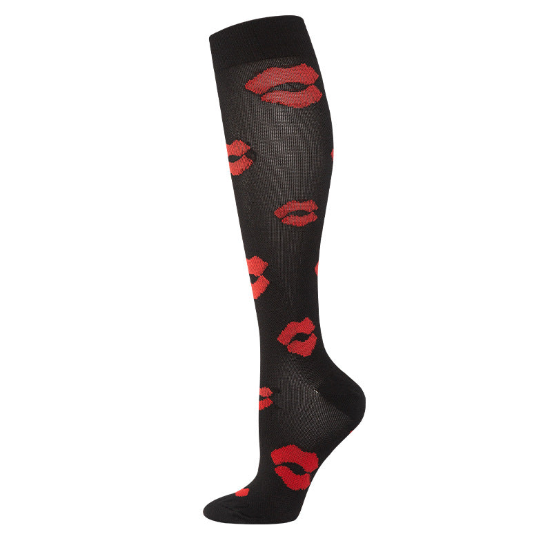 Women's Slim Leg Compression Running Fitness Sports Socks