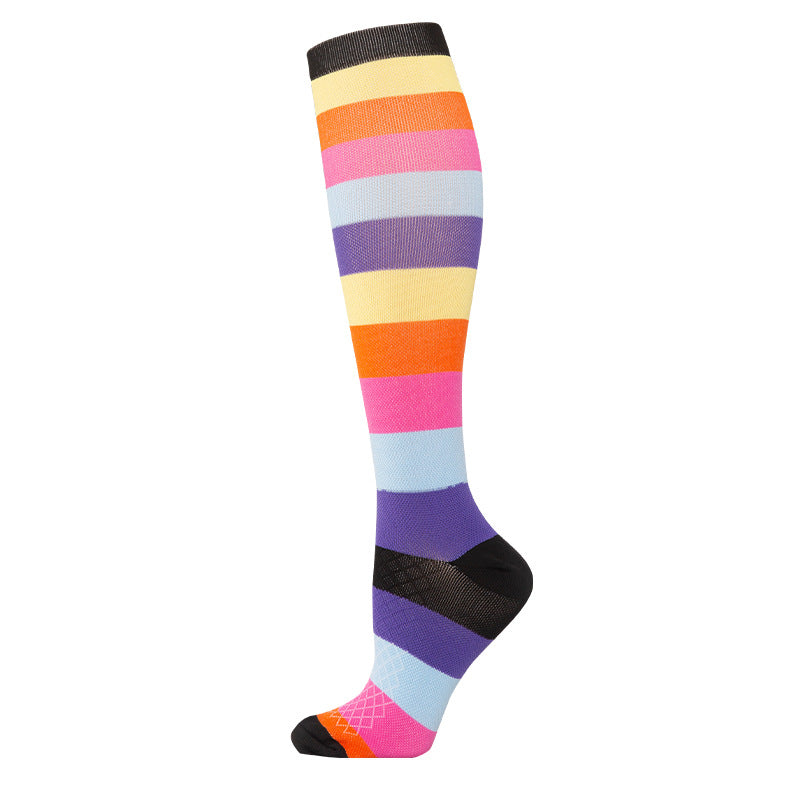 Women's Slim Leg Compression Running Fitness Sports Socks