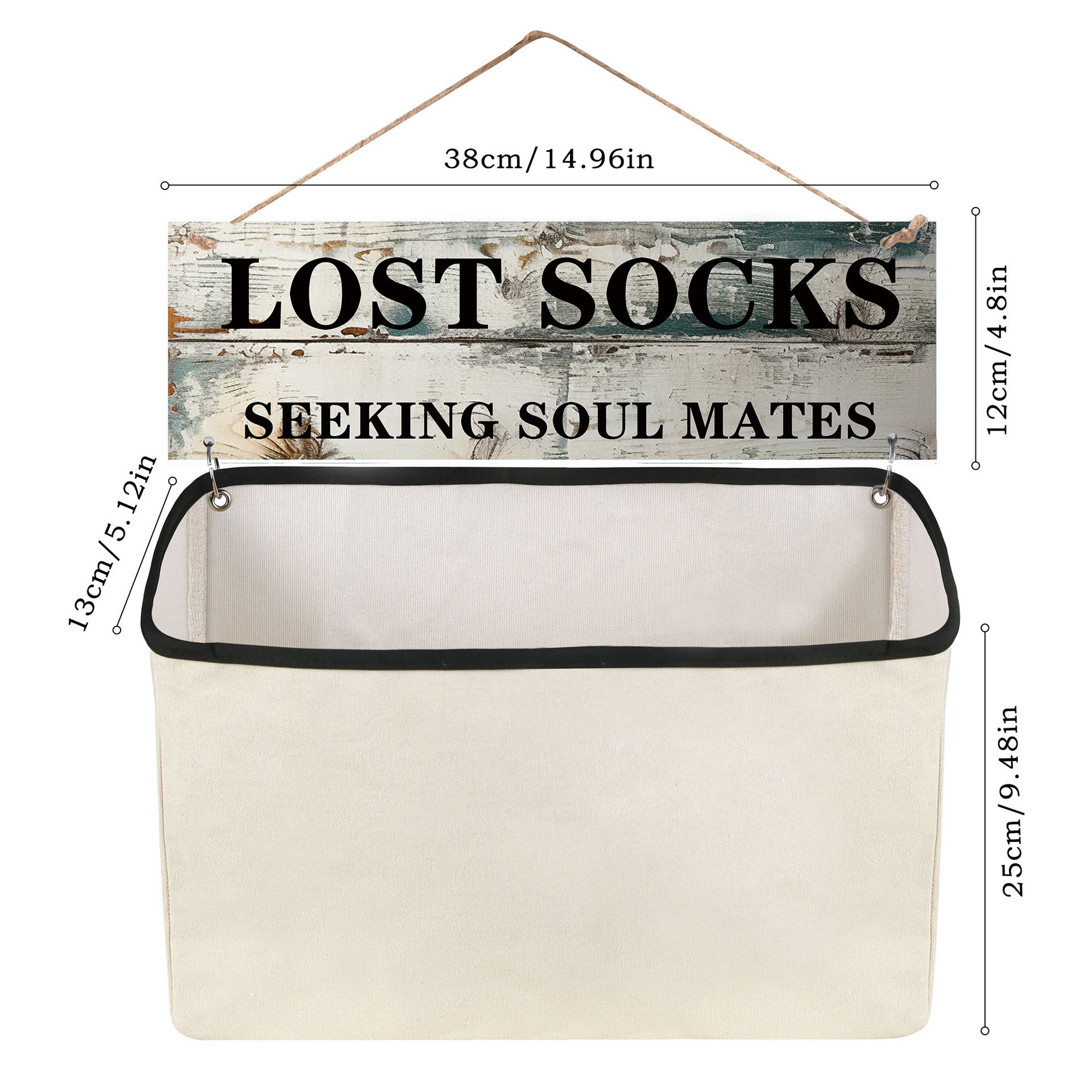 Portable Socks Storage Hanging Bag, Dustproof Separate Organizer