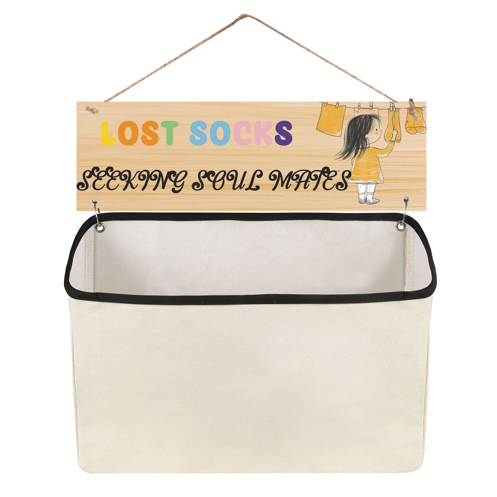 Portable Socks Storage Hanging Bag, Dustproof Separate Organizer