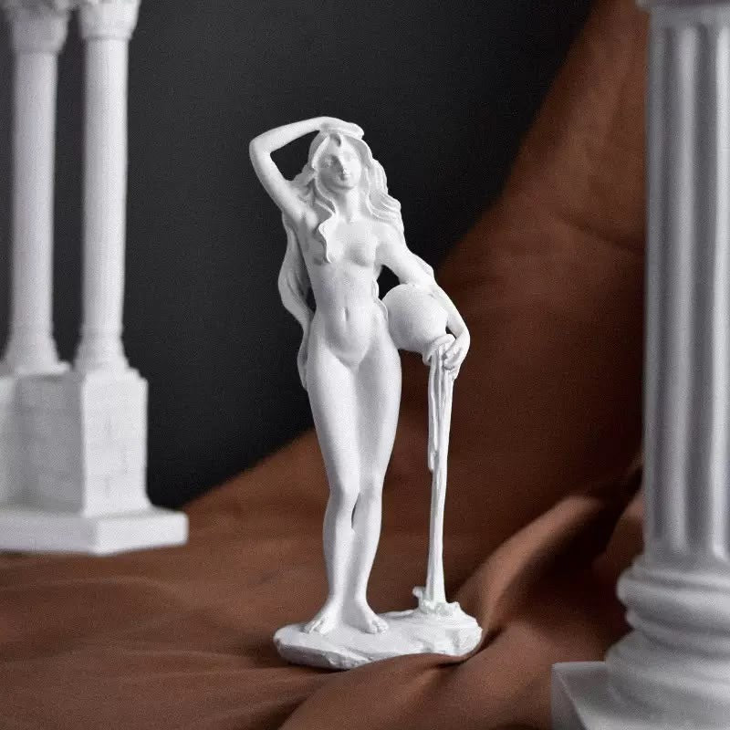 🏛️ Timeless Elegance: Nordic Minimalist Greek Goddess Statues ✨ | White Resin Aesthetic Home Decor & Art Studio Sculpture