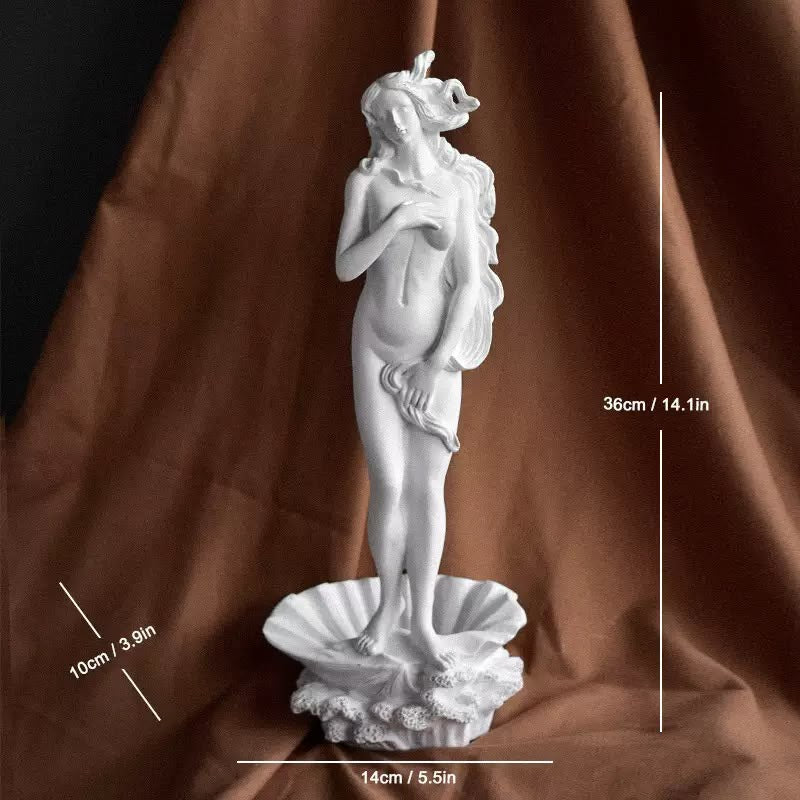🏛️ Timeless Elegance: Nordic Minimalist Greek Goddess Statues ✨ | White Resin Aesthetic Home Decor & Art Studio Sculpture