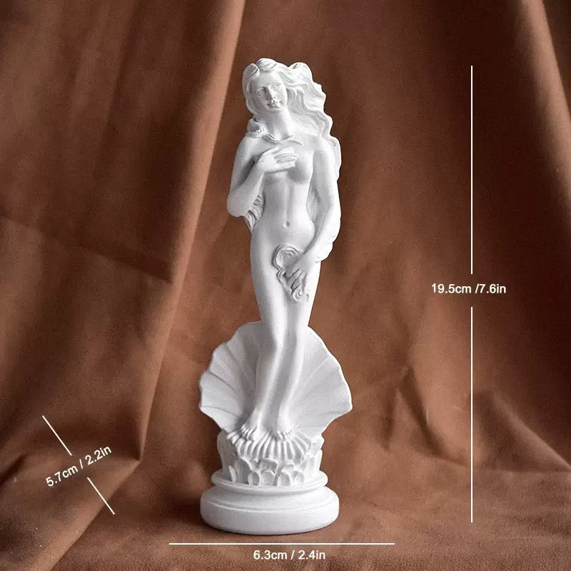 🏛️ Timeless Elegance: Nordic Minimalist Greek Goddess Statues ✨ | White Resin Aesthetic Home Decor & Art Studio Sculpture