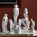 🏛️ Timeless Elegance: Nordic Minimalist Greek Goddess Statues ✨ | White Resin Aesthetic Home Decor & Art Studio Sculpture